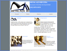 Tablet Screenshot of metalaco.com.br
